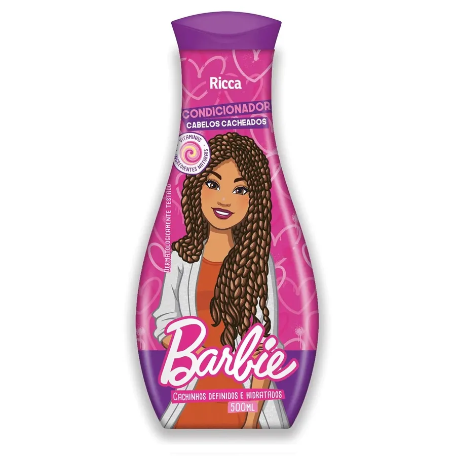 BELLIZ RICCA COND 500ML CACHOS DEFINIDOS BARBIE