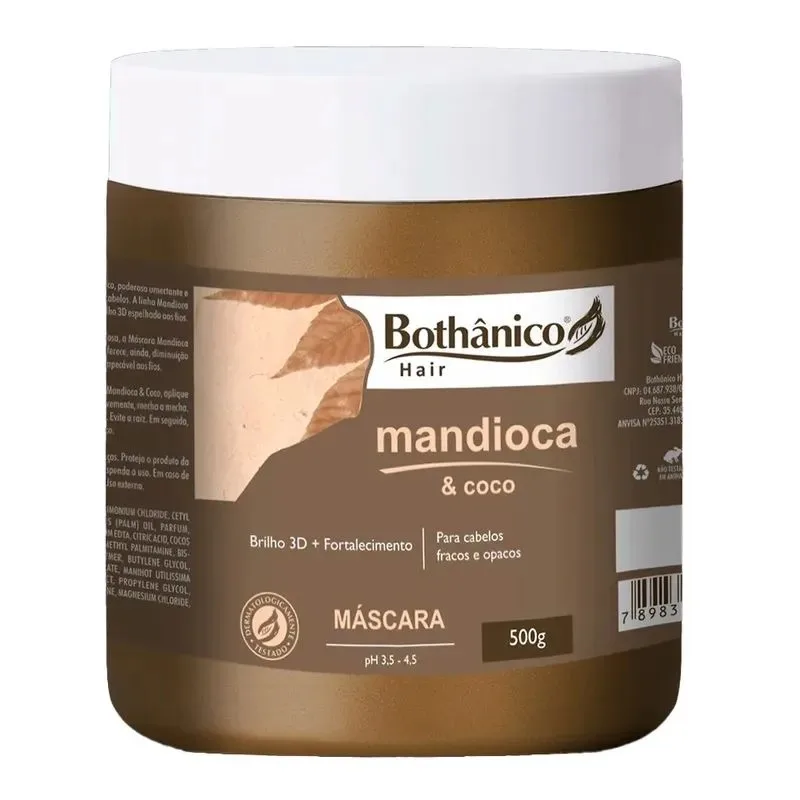 BOTHANICO MASC 500G CAPILAR MANDIOCA COCO
