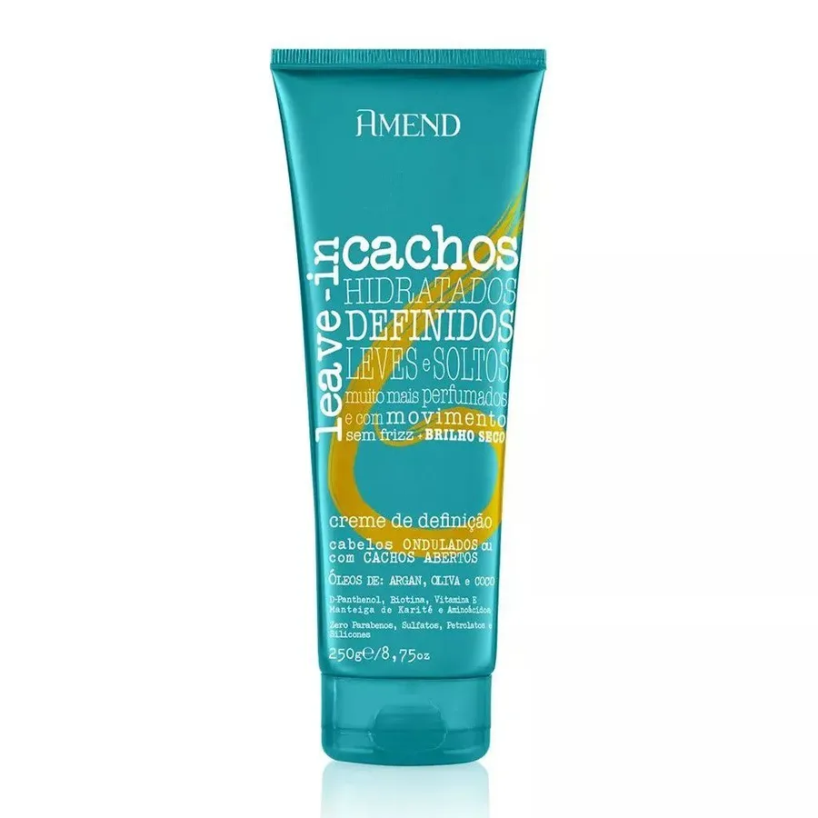 AMEND LEAVE IN 250G LIGHT ONDULADOS CACHOS ABERTOS