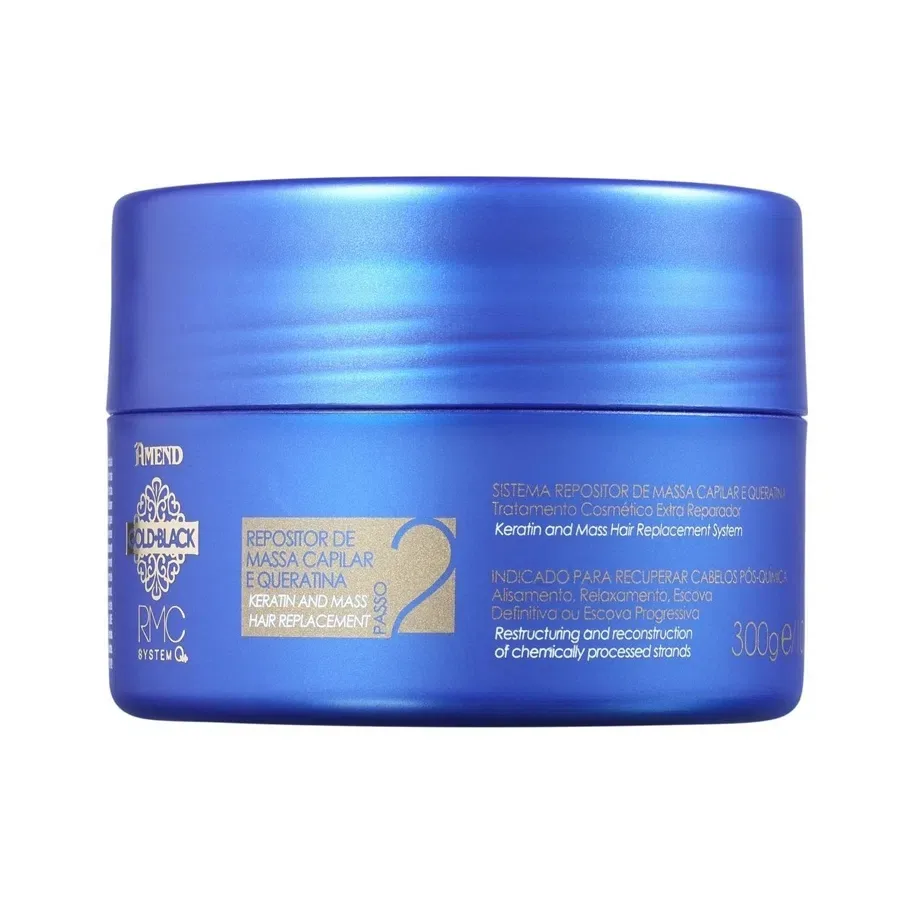AMEND MASC 300G GOLD BLACK REPOSITOR MASSA CAPILAR
