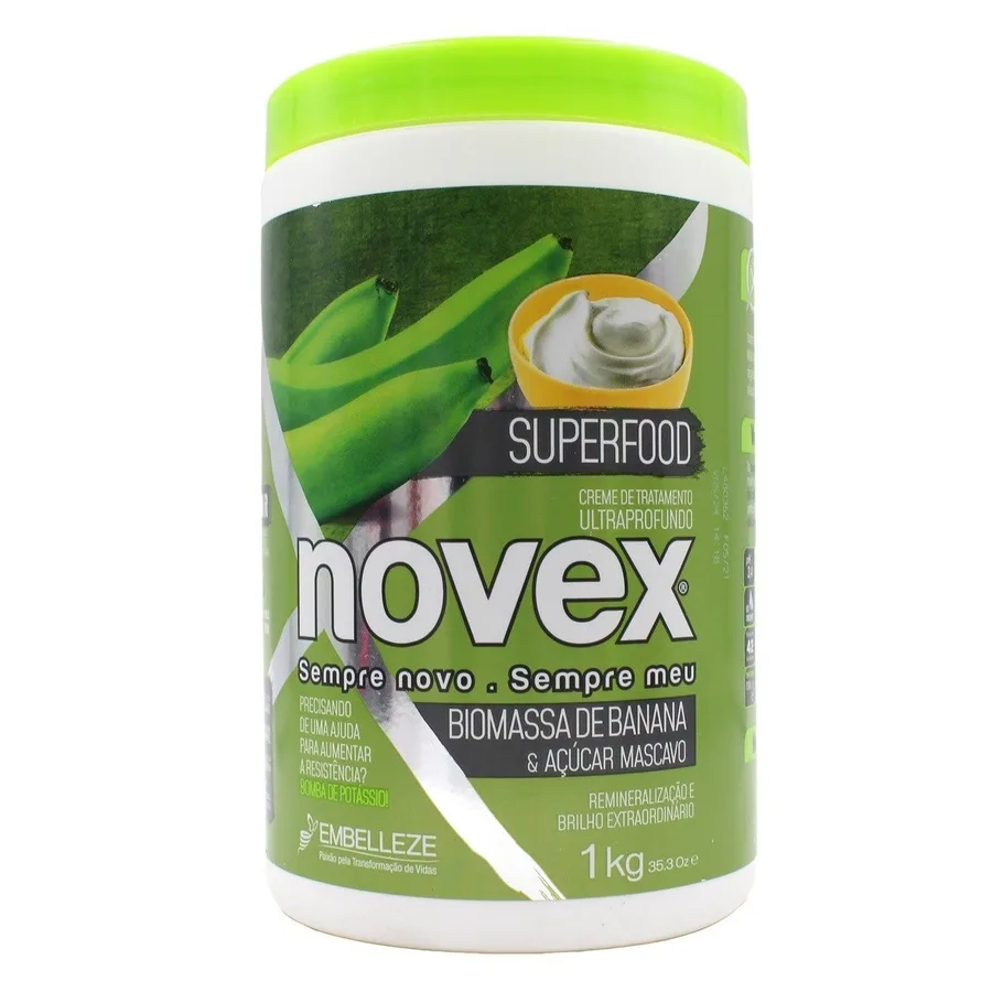 EMBELLEZE NOVEX CR 1KG TRAT SUPFOOD BIOMASSA BANAN