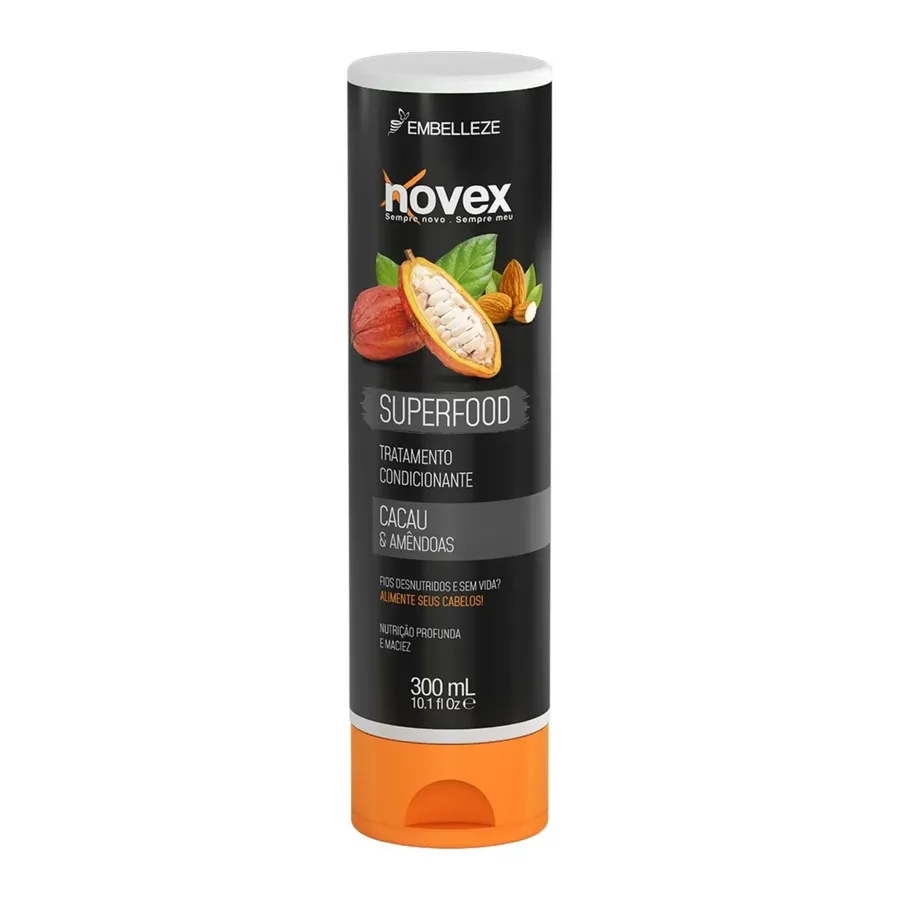 EMBELLEZE NOVEX CR 300ML TRAT SUPERFOOD CACAU AMEN