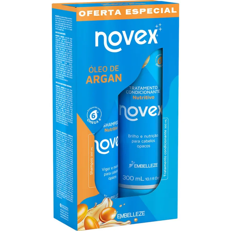EMBELLEZE NOVEX KIT SH+COND 300ML OLEO ARGAN