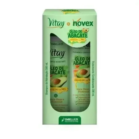 EMBELLEZE NOVEXVITAY KIT SH+COND 300ML ABACATE