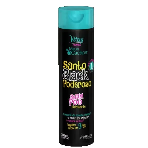 EMBELLEZE NOVEX SH 300ML SANTO BLACK MEUS CACHOS
