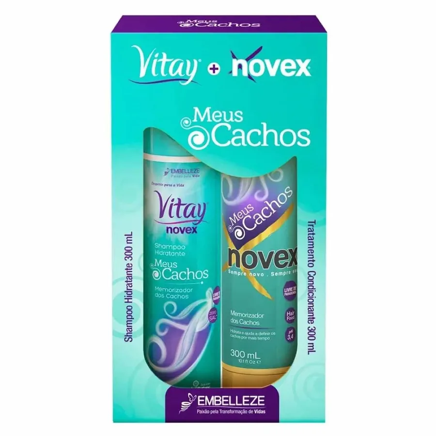 EMBELLEZE NOVEXVITAY KIT SH+COND 300ML MEUS CACHOS