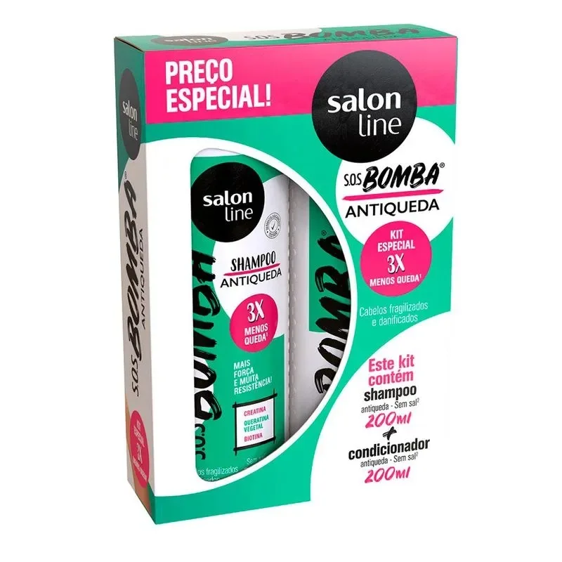 S.LINE KIT SH+COND 200ML BOMBA ANTIQUEDA