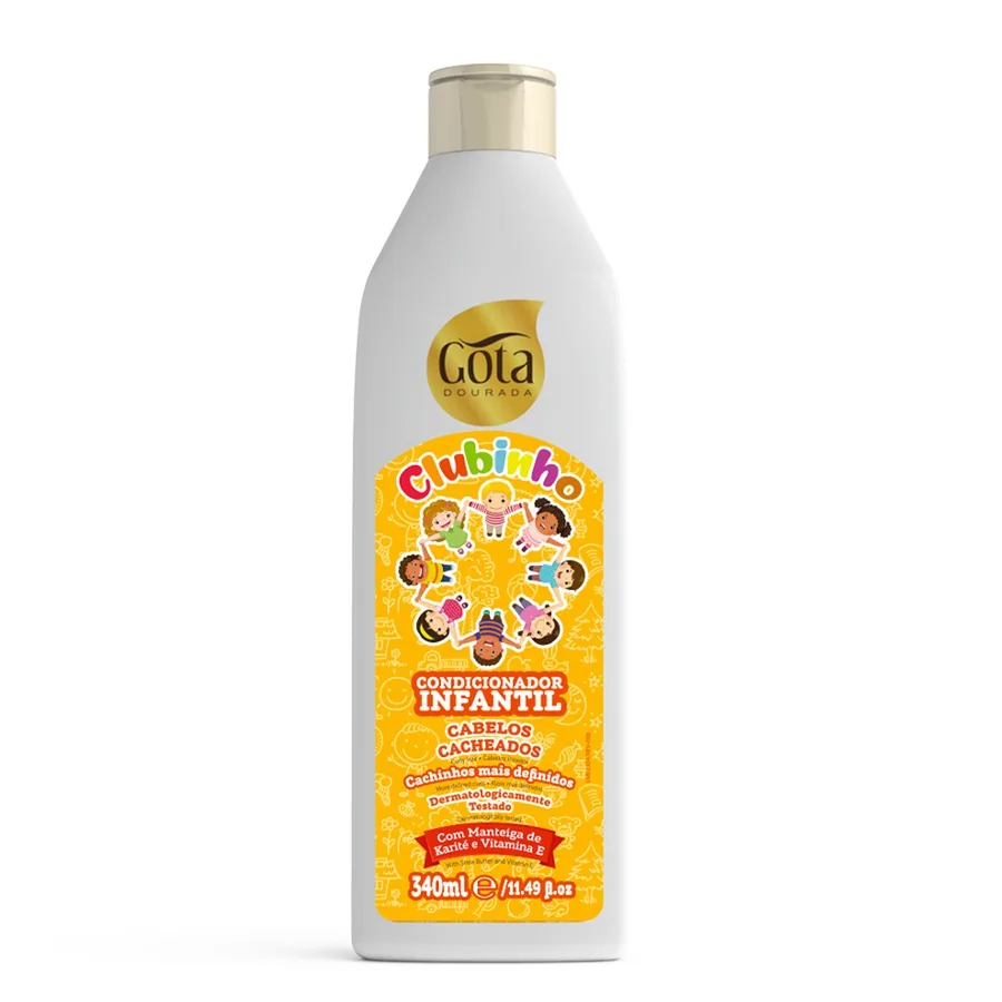 GOTA DOURADA COND 340ML CLUBINHO CACHEADO