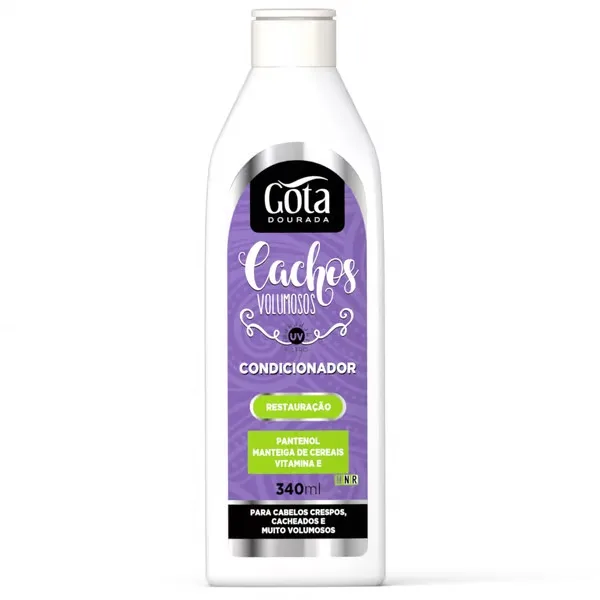 GOTA DOURADA COND 340ML VOLUMOSOS