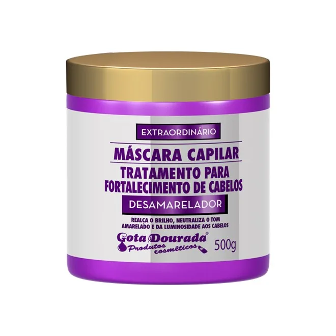 GOTA DOURADA MASC 500G DESAMARELADOR