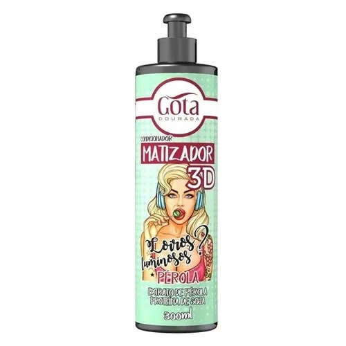 GOTA DOURADA MATIZADOR 300ML 3D PEROLA