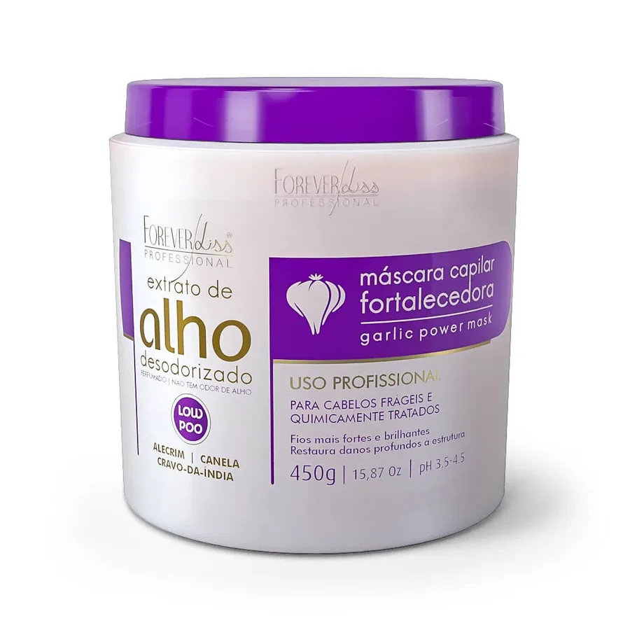 FOREVER LISS MASC 450G FORTALECEDORA ALHO DESODORI