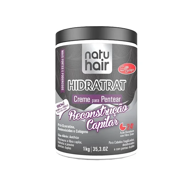 NATUHAIR ATIVADOR CACHOS SOS 1KG RECONSTRUCAO