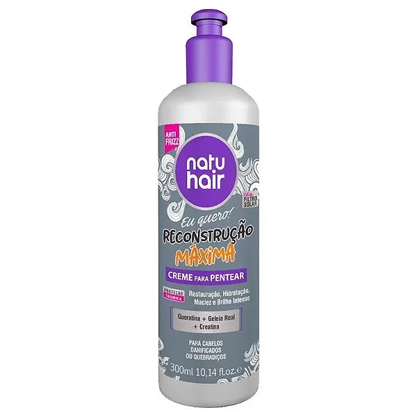 NATUHAIR CR PENTEAR 300ML RECONSTRUCAO MAXIMA