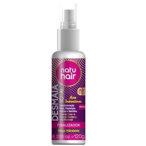 NATUHAIR FINALIZADOR 120ML DESMAIA TOTAL MEGA HIDR