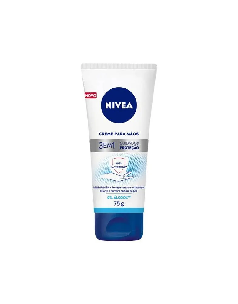NIVEA CREME 075G 3EM1 ACAO ANTIBAC *