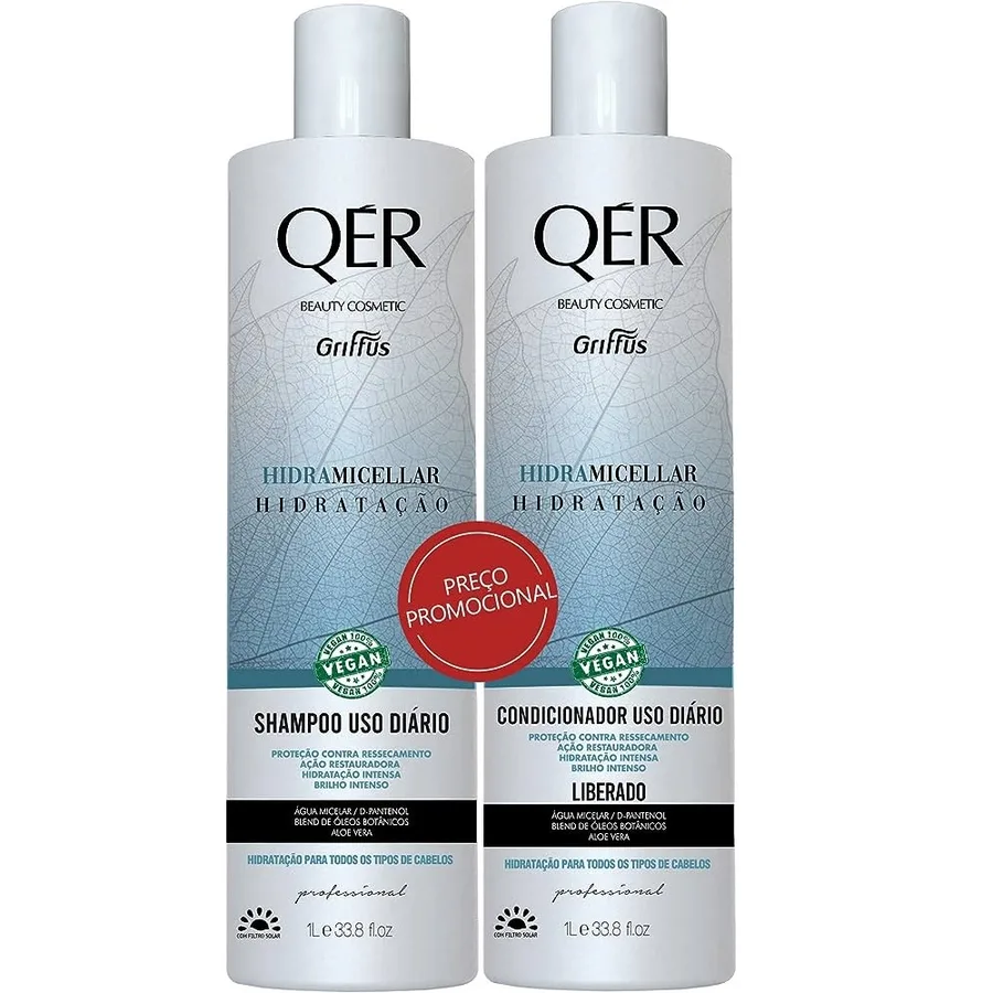 GRIFFUS KIT SH+COND 1L QUERO HIDRA MICELAR