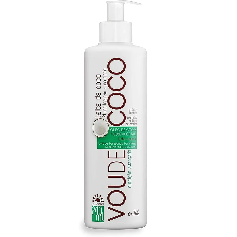 GRIFFUS LEAVE IN 240ML VOU DE LEITE DE COCO