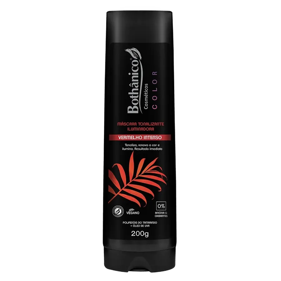 BOTHANICO MASC 200G TONALIZANTE VERMELHO INTENSO