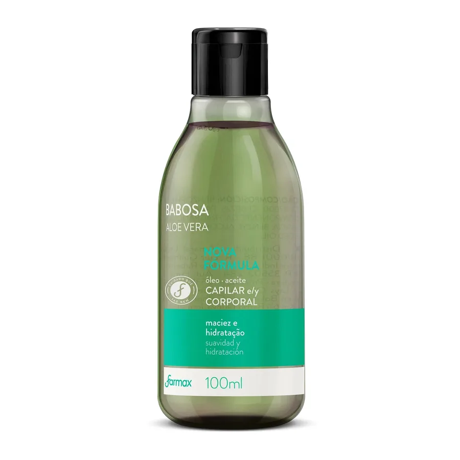 FARMAX OLEO 100ML CAPIL+CORPO BABOSA