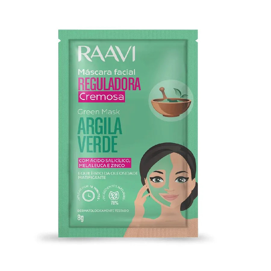RAAVI MASC 8G REGULADORA ARGILA VERDE
