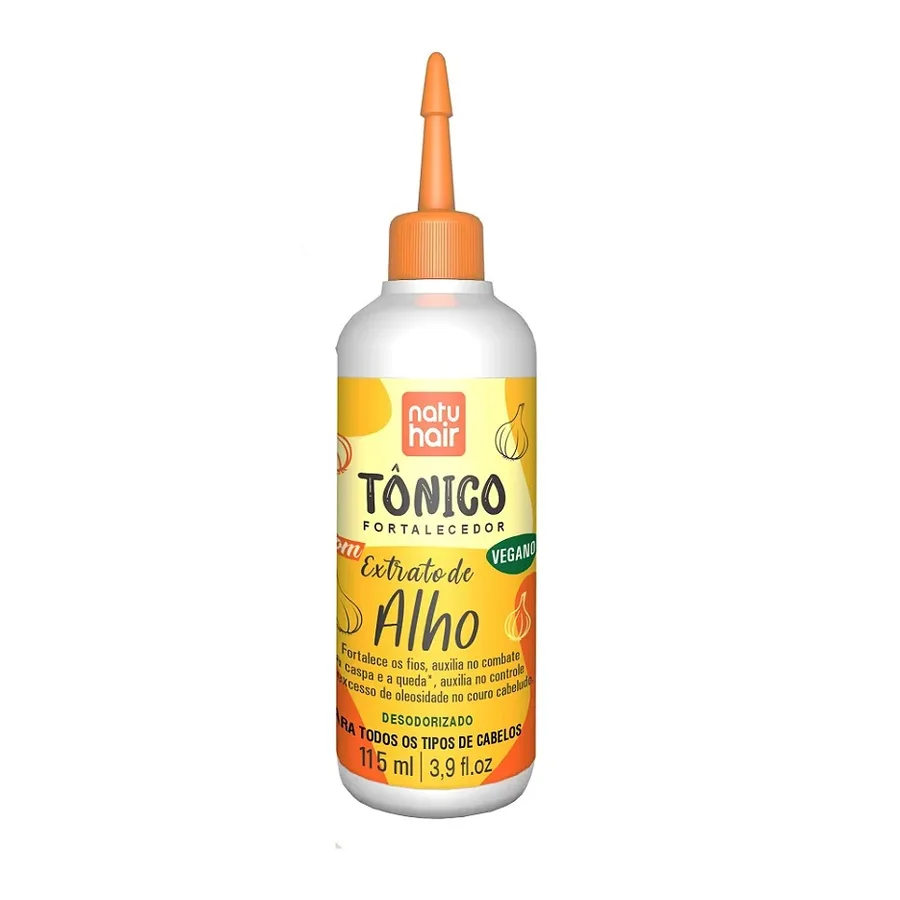 NATUHAIR TONICO 115ML CAPILAR FORTALECEDOR ALHO