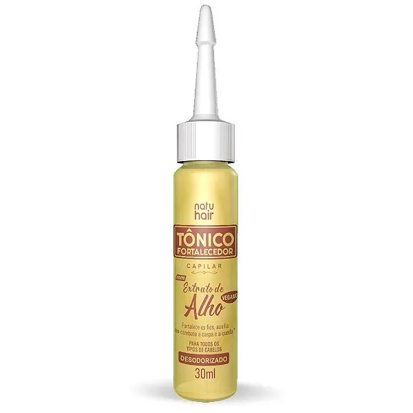 NATUHAIR TONICO 30ML CAPILAR FORTALECEDOR ALHO