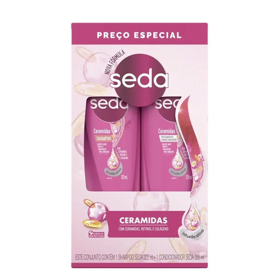 SEDA KIT SH+COND 325ML SOS CERAMIDAS