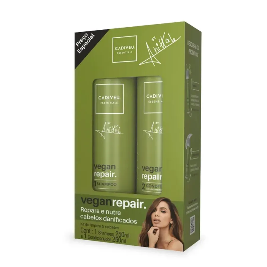 CADIVEU KIT ANITTA VEGANO REPAIR HOMECARE