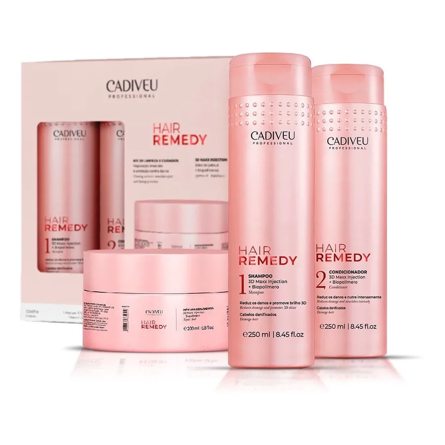 CADIVEU KIT HAIR REMEDY HOME CARE