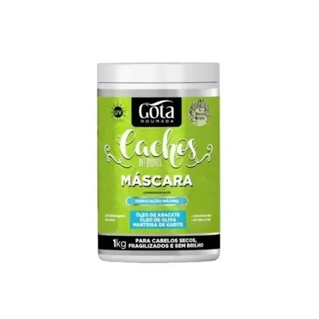 GOTA DOURADA KIT 1KG CACHOS DEFINIDOS