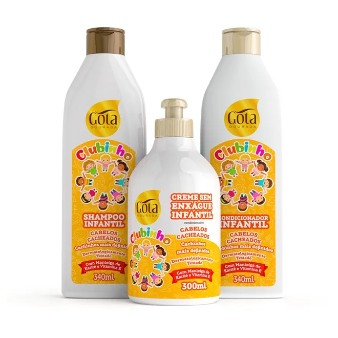 GOTA DOURADA KIT CLUBINHO TODOS OS TIPOS