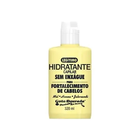 GOTA DOURADA CR 320ML HIDRATANTE CAPILAR FORTALECE