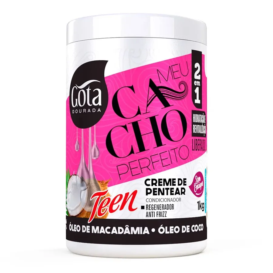 GOTA DOURADA CR 1KG CACHOS DEFINIDOS