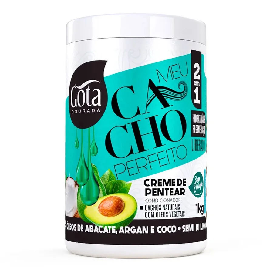 GOTA DOURADA CR 1KG MEU CACHO PERFEITO ABACATE