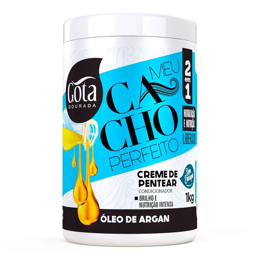 GOTA DOURADA CR 1KG MEU CACHO PERFEITO ARGAN