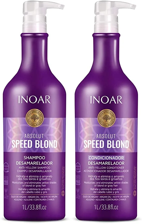 INOAR KIT 1L SPEED BLOND SH+COND