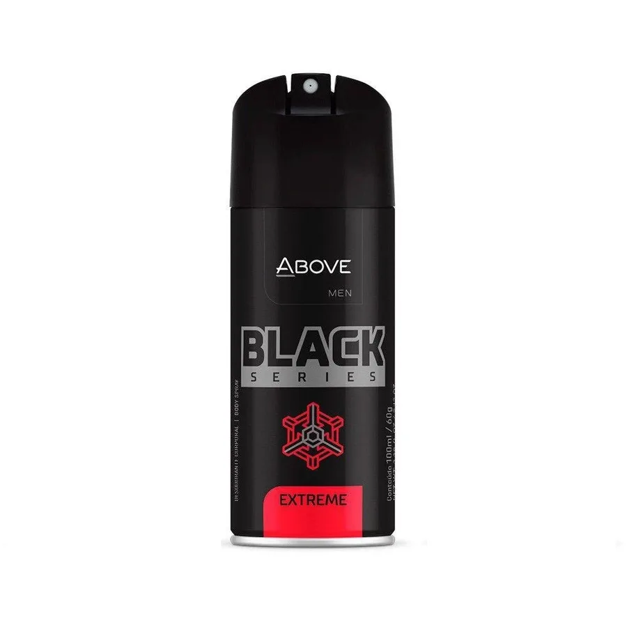ABOVE AEROSOL 90G MEN BLACK EXTREME