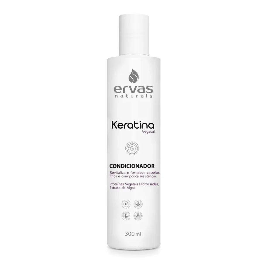 ERVAS NATURAIS COND 300ML KERATINA