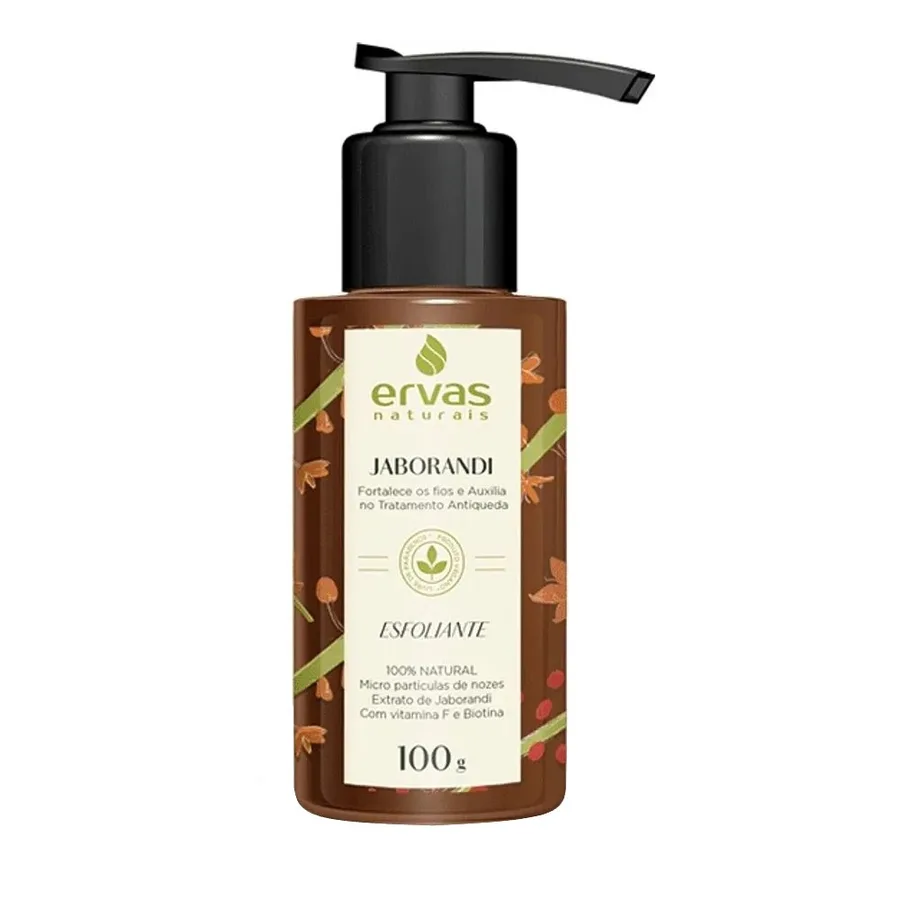 ERVAS NATURAIS ESFOLIANTE 100G CAPILAR JABORANDI