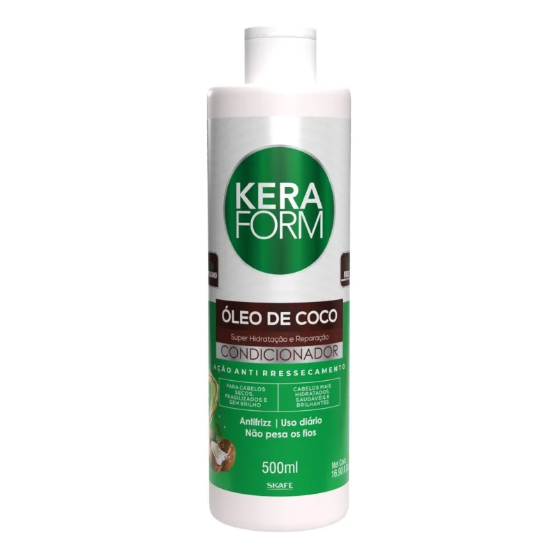 SKAFE COND 500ML KERAFORM OLEO DE COCO
