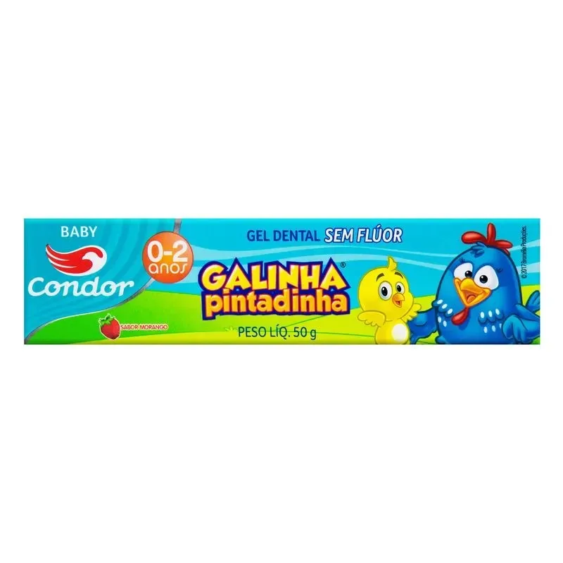 CONDOR CR DENTAL GEL 50G BABY GALINHA PINTADINHA
