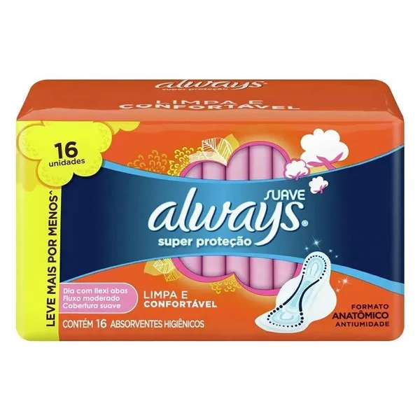 ALWAYS ABS C/ABAS SUAVE BASICO 16UN