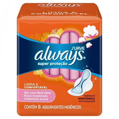 ALWAYS ABS C/ABAS SUAVE BASICO 8UN