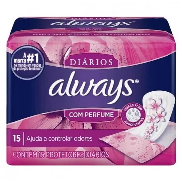 ALWAYS ABSORVENTE 15UN PROTETOR DIARIO