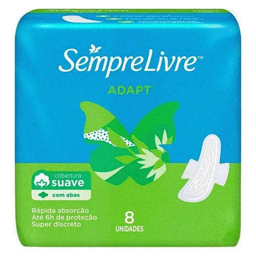 SEMPRE LIVRE ABS ADAPT SUAVE C/ABAS 8UN