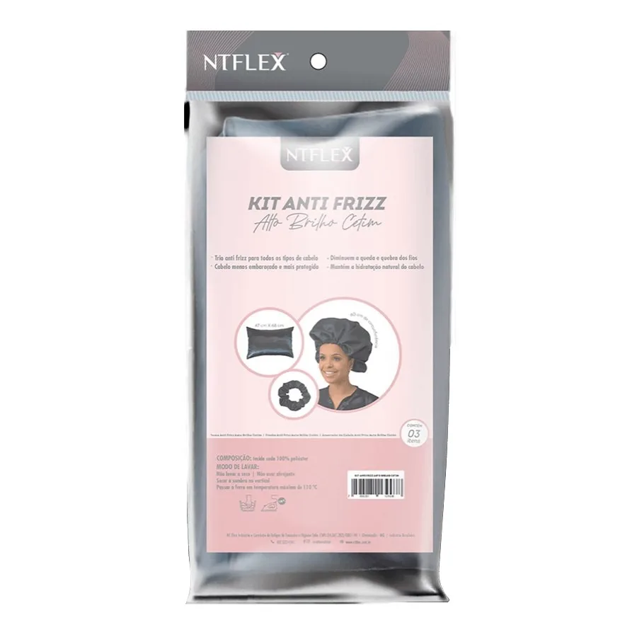 NT FLEX KIT ANTI FRIZZ ALTO BRILHO CETIM