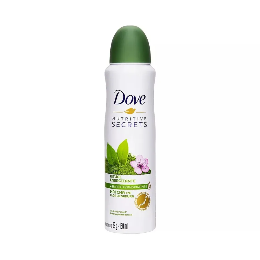 DOVE AEROSOL 150ML NUTRI SECRETS MATCHA