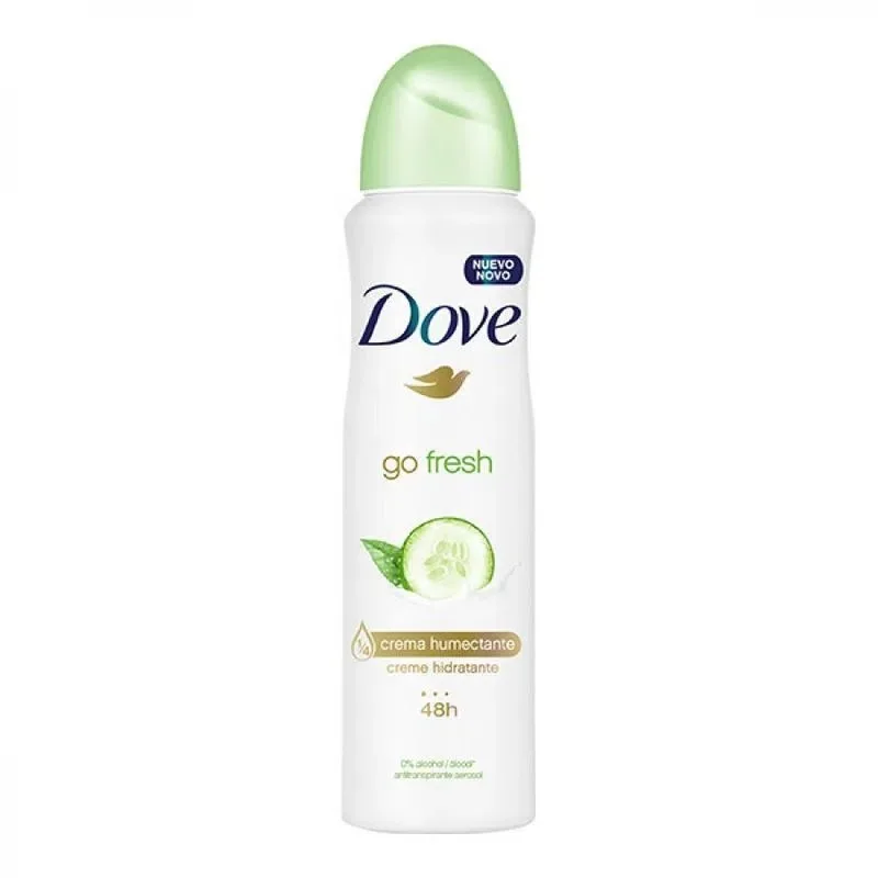 DOVE AEROSOL 150ML GO FRESH PEPINO CHA VERDE