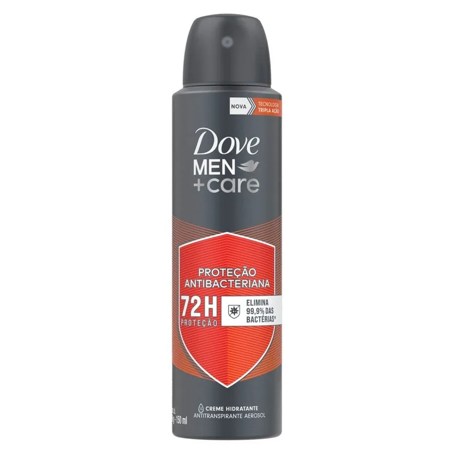 DOVE AEROSOL 150ML MEN CARE PROT ANTIBACTERIANA